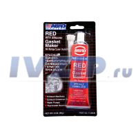 Герметик силиконовый высокотемпературный (красный) 85г ABRO ABROA11RCHRS