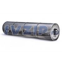 Колесо вентиляторное/тангенциальное (D=100mm, L=630mm, правое) Q100x630R