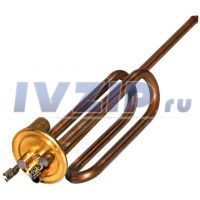 ТЭН для в/н 1500W RCA PA (длинные клеммы, фланец 48мм, под анод M6, Reco) WTH111UN/3401259/3401242/816616