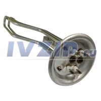 ТЭН для в/н 2500W RZL (фланец 92мм, горизонт., под анод M6, нерж., 1,25 1,25кВт)