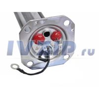 ТЭН для в/н 1500W (квадратный фланец 90мм, 4отв., Haier) анод M6 150834