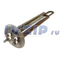 ТЭН для в/н 2000W RF73 (МЕДЬ, 1.3 0.7кВт, под анод M6, фланец 73мм, L-300мм, 2 трубки для термостата, Гарантерм)