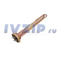 ТЭН для в/н 4000W RDT ( 2x2.0 резьба D=42мм, L=300мм) медный 182403/282403