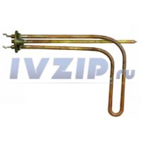 ТЭН для в/н 1200W RCAO (длинные клеммы, фланец 48мм, под анод M5, горизонтальный) 65100745/10029