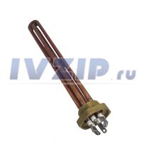ТЭН для в/н 3000W RDT (3х1.0кВт, резьба D=42мм, L=315мм)медный