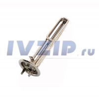 ТЭН для в/н 1500W RF64 (фланец 64мм, под анод M4,L=263мм,клеммы под разъём, для Поларис)