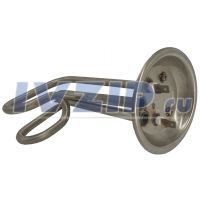 ТЭН для в/н 1500W (Нерж)RF (фланец 92мм, под анод M6 две трубки под термост) L=316мм