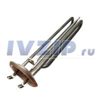 ТЭН для в/н 2000W RF64 нерж. (под анод M6, контакты под винт, фланец 64мм, 30-50л)