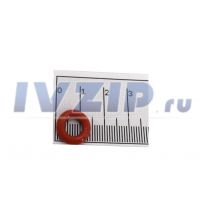 Кольцо уплотнительное (D=14, d=7мм, s=3,5мм, силикон)