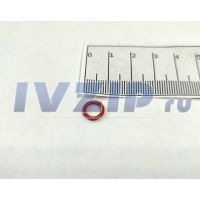 Кольцо уплотнительное (D=9мм, d=6мм, s=1,5мм, силикон)
