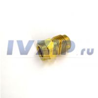 Штуцер латунный  пайка / гайка 1/2"