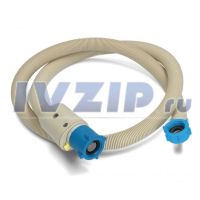 Шланг заливной c аквастопом Whirlpool (L=1,5 м 0,2-10 bar, 90°C) FWH306WH