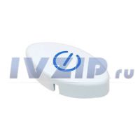 Клавиша ПММ Indesit, Ariston (включения/выключения белая) 143006/097418