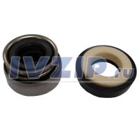 Сальник насоса ПММ (12x24x17+26x8mm, высокий) WT076/SLB501UN