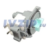 Насос слива ПММ HANYA 30W HANSA,CANDY   (4 защелки, клеммы назад) 1034326/49037217/556915/512637/PMP005GO/9019419