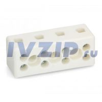 Колодка керамическая (4 контакта, 32A, 450V, 45x18x16mm) OTB001UN