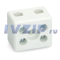 Колодка керамическая (2 контакта, 57A, 450V, 26x22x18mm) OTB006UN