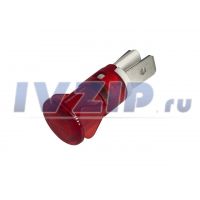 Лампа сигнальная (индикаторная) LED 230В, 12мм, красная