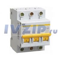 Автомат 3P 10А BA47-29C (ИЕК)