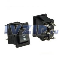 Выключатель KCD1-203-1-C6-B/6P on-off-on