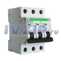 Автомат 25A 3P C 4,5kA