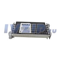 Теплообменник АОГВ (основной) BAXI мод. ECO-3, LUNA-3, L-3 COMFORT, LUNA ST FLIRT, с клипсами 620860