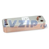 Теплообменник АОГВ ALFA LAVAL (14 пластин. Расстояние крепления: 156mm) HTC001UN