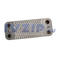 Теплообменник АОГВ (ГВС) 14 пл. Neva Lux мод. 8224/8624 (до 2016г) (21000605201100) Ariston (ан.995945) Beretta (ан.R8036) Buderus Logamax U002