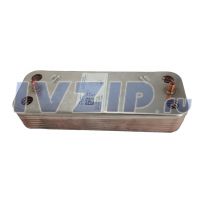 Теплообменник АОГВ (ГВС) BAXI (711613000 оригинал), (14 пластин) 711613000