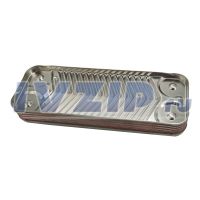 Теплообменник АОГВ (ГВС) BAXI м.ECO, ECO Com, E F, E H, E-3, E-3 COM, E-4s, E-5 COM, FOURTECH (10 пластин) аналог 5686660, 5653650