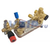 Теплообменник в сборе АОГВ (ГВС) B3-12B-10-1.0/GZ060 (10пластин)