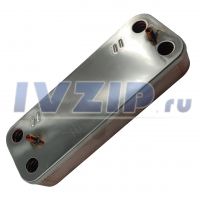 Теплообменник АОГВ (ГВС) BAXI (на 14 пластин, 156,5mm) серий ECO Four, Luna-3, Luna-3 5686680/JJJ005686680