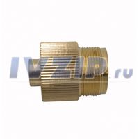 Переходник для газ.баллончиков с 7/16" на CGA600 (на резьбу MAPP баллонов) латунь 01052265