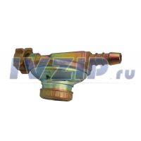 Регулятор давления Лягушка CAVAGNA GROUP692, Италия, давление 20-60mbar, 1-1,5кг/ч, соед. вх.W21,8x1/14LH, вых. штуцер 12мм 6912900020