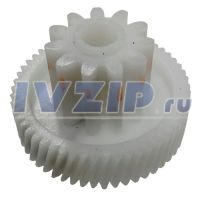 Шестерня для мясорубки Saturn (D=46, d=25, H=37, Z=11, z=53, d_вн=8мм)