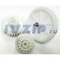 Блок шестеренок к мясорубке Vitek (H3, D82, H82/14, 46 зуб.; D46/33, H36/12, d8, 54/15 зуб.; D66/29, H37/14, d8, 31/15 зуб.) VS042