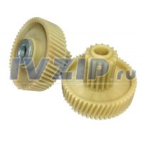 Шестерня для мясорубки вн диам 7.5 мм (c металлической вставкой, D=45/17мм, Z=54/16шт косой/прямой)