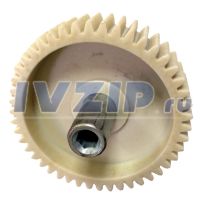 Шестерня для мясорубки Moulinex (D=82mm, H=72mm, Z=46) со смещенным шестигран.