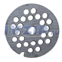 Решетка для мясорубки Braun, Bosch ( №3, D-53mm, d-8mm, h-5.5mm,отв.6mm) BR012/BS014