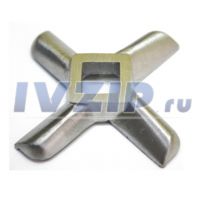 Нож мясорубки Bosch N431.Zelmer GORENJE (квадрат 9,8мм) MG1800W/00020468/00620949/BS001/PH004/MFW1501/9999990026/ZL013/GR001/MM0102W/632547/632546