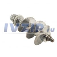 Шнек для мясорубки в сборе со втулкой L- 13.5 см, D-51 мм, 10 зуб  mrz056