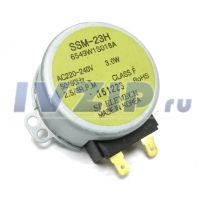 Двигатель поддона СВЧ LG (SSM-23H, AC 220-240v, 3W, 2.5/3rpm) 6549W1S018A