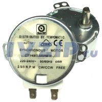 Двигатель поддона СВЧ шток H=14mm 4W-2.5/3rpm 220-240V  20TM55