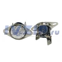 Термостат защитный KSD (на размыкание, 45°С, 16A)