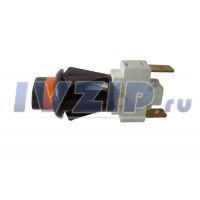 Кнопка включения света в духовке ПКн507-223 (в сборе, с фиксацией, овальная, черная) PKN507-223/642131009-23