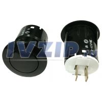 Кнопка включения света в духовке DARINA ПКН-501-1-4 (черная)