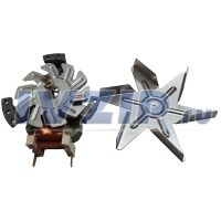 Вентилятор духовки GEFEST мод. ДА102, 1502, 3502 (YJ61-20A-23mm, EMF-20.002 SS) (2120 Plaset 57039), с крыльчаткой 01043886