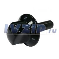 Ручка горелки плиты Indesit, Ariston (черная) 094901