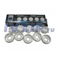 Набор ручек для газовой плиты KING мод. 1465 с газ-конт. (с2007г.в.) белые