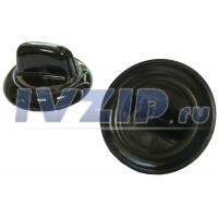 Ручка переключателя мощности плиты GEFEST мод. 1140, ДА602, черная (ДА 122.08.2.000-01)